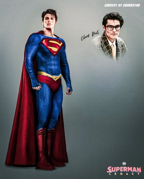 Superman Flyby Concept Art, Superman Concept Art Suits, Superman Suit Designs, Superhero Edits, Superman 2025, Superman Redesign, Man Of Steel Costume, Superman Legacy, Superman Suit