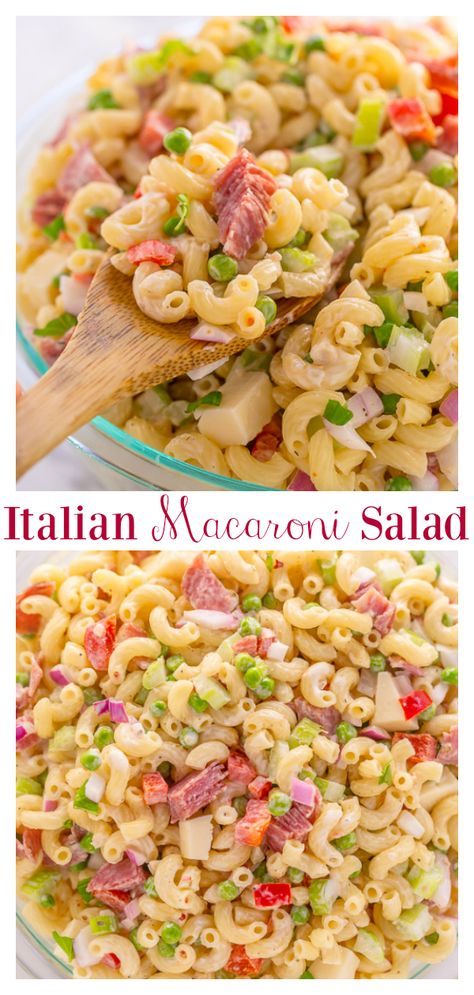 Pasta Salad Recipes Elbow Macaroni, Pasta Salad Recipes With Elbow Noodles, Macaroni Salad Italian, Macaroni Salad Italian Dressing, Elbow Pasta Salad Recipes, Elbow Macaroni Recipes Salad, Macaroni Salad With Italian Dressing, Elbow Noodle Recipes Easy, Elbow Noodle Recipes