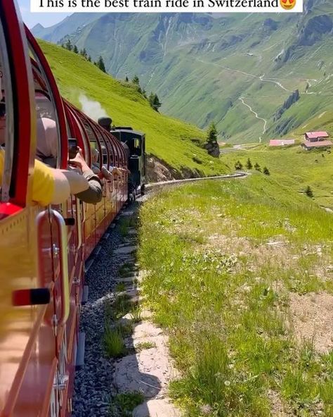 Switzerland 🇨🇭 Travel | Hotels | Food | Tips on Instagram: "Is there anything more magical than a train ride through Brienz? 🚂✨ Who’s ready to soak in these views with you?

💡 Did you know? The Brienz Rothorn Railway has been running since 1892! Riding this vintage steam train feels like stepping back in time while surrounded by some of Switzerland’s most beautiful scenery.

Thanks to the amazing creators @jetmir_in_switzerland @swissedmund @wirth.a.trip @swissaround @cyrilandnadia @timulrich.pix 

📍Brienz, Switzerland" Brienz Switzerland, Most Beautiful Scenery, Gabriel Garcia Marquez, Train Ride, Steam Train, Switzerland Travel, Food Tips, Travel Videos, Steam Trains