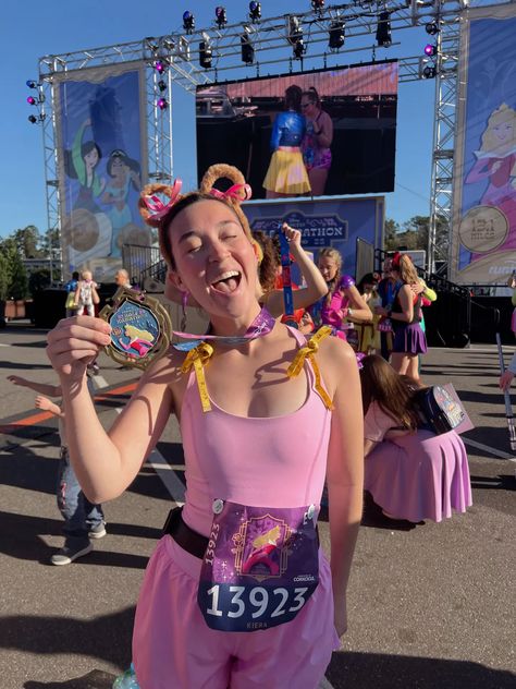 rundisney princess half marathon weekend, medal monday, rundisney photo inspiration, disney world, post race photos, fpmovement, half marathon outfits, running outfits, Rundisney Princess, Princess Half Marathon, Running Outfits, Run Disney, Half Marathon, Running Clothes, Photo Inspo, Photo Inspiration, Disney World