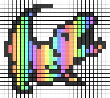 Dino Cross Stitch Pattern, Dinosaur Perler Bead Pattern, Dino Pixel Art, Rave Perler Pattern, Pixel Art Animals, Perler Designs, Modele Pixel Art, Easy Perler Bead Patterns, Pixel Beads