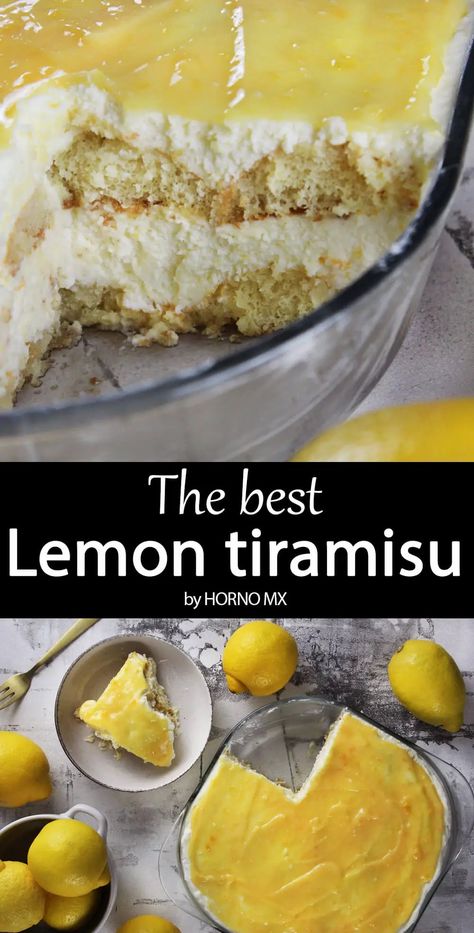 Lemon Tiramisu With Lemon Curd, Passionfruit Tiramisu, Poker Food, Lemon Tiramisu Recipe, Lemon Mascarpone Cream, Italian Soups, Limoncello Tiramisu, Lemon Tiramisu, Lemon Mascarpone