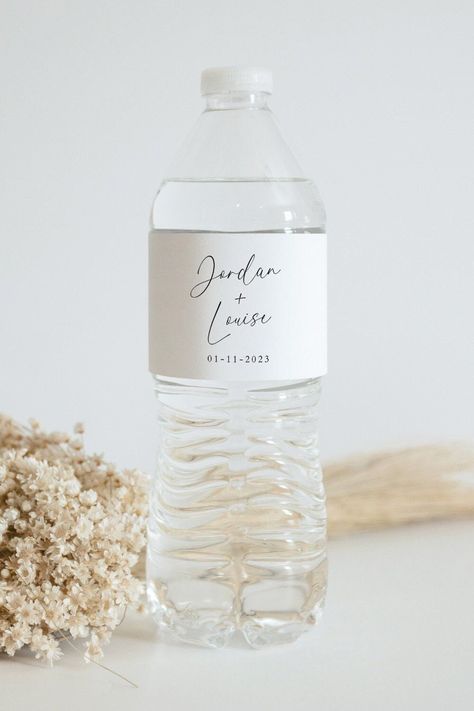 Diy water bottle labels