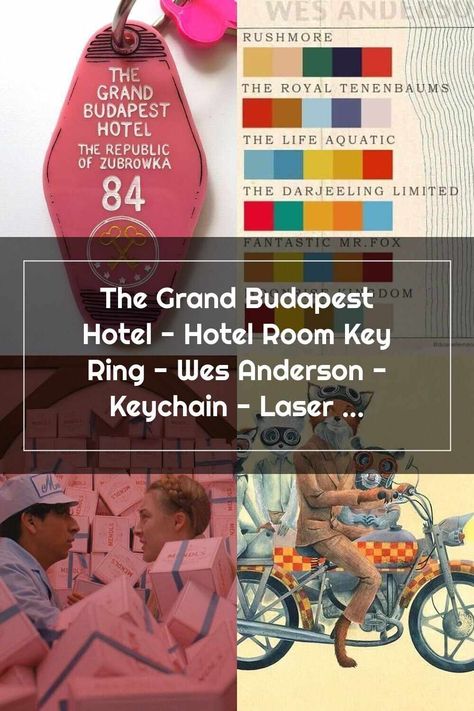 Wes Anderson The Grand Budapest Hotel Hotel Room Key Ring by HungryDesigns Wes Anderson Hotel Room Key, The Grand Budapest Hotel, The Royal Tenenbaums, Grand Budapest Hotel, Grand Budapest, Budapest Hotel, Wes Anderson, Hotel Room, The Republic