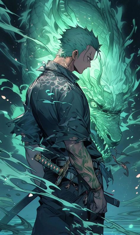 Roronoa Zoro, Aura, One Piece, Wallpapers, Anime