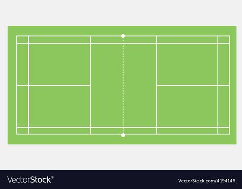 Badminton Court Drawing, Court Badminton, Badminton Net, Badminton Court, Photoshop Rendering, Tennis Party, Material Library, Life Cycle, Badminton