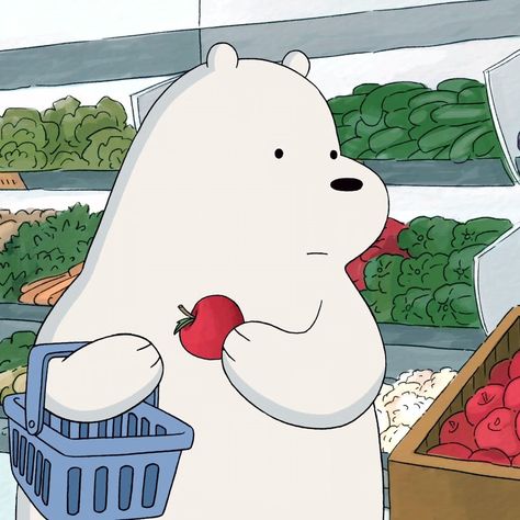 Cartoons Aesthetic, Ice Bear We Bare Bears, We Bare Bears Wallpapers, Ice Bear, Bear Cute, Ice Bears, 강아지 그림, Bear Pictures, We Bear