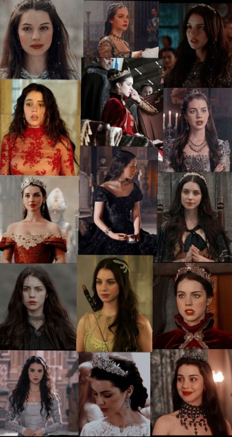 Mary stuart Mary Stuart Reign Dresses, Mary From Reign, Reign Queen Mary, Reign Hair, Mary Queen Of Scots Reign, Queen Mary Of Scots, Mary Of Scots, Vestidos Medieval, Medieval Oc