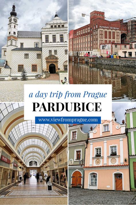 Pardubice town is only an hour by train from Prague, which makes it a great option for a day trip. Perfect for a stroll through a historic part of the town, visiting an art exhibition at the castle museum and enjoying a coffee in a retro style coffee house. Visiting Pardubice town is definitely a great way to escape the crowds in Prague and if you have a day spare on your holiday, it's an easy day out. Day Trips From Prague, Castle Museum, Prague City, Enjoy Coffee, Prague Czech Republic, Have A Day, Easy Day, The Castle, Days Out