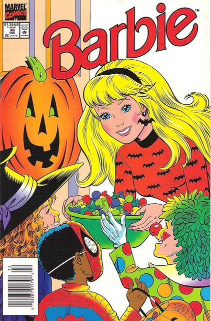 Barbie Comic, Halloween Wallpaper Iphone Backgrounds, Marvel Comics Covers, Barbie Halloween, 90s Halloween, Cartoon Posters, Halloween Wallpaper Iphone, Barbie Diy, Halloween Poster