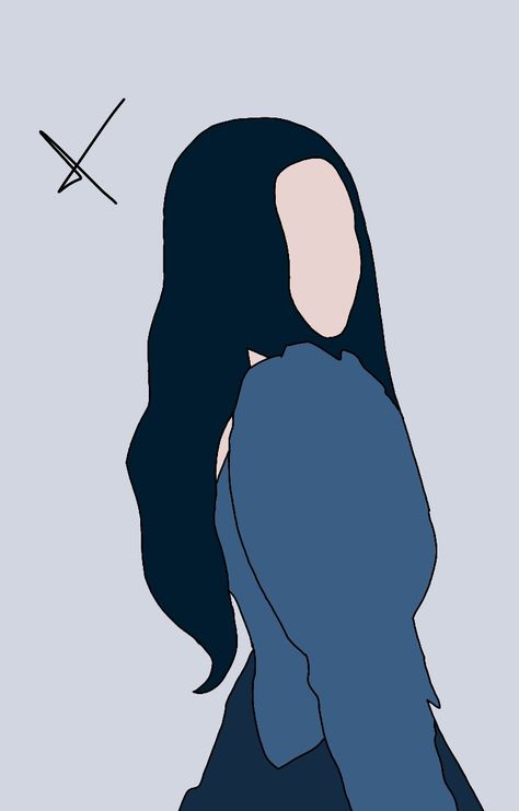 Long Black Hair Drawing, Black Hair Drawing, Card Blackpink, Woman With Long Black Hair, Friends Illustration, Art Outfit, Fashion Drawing Tutorial, Blue Jeans Crafts, Hair Drawing