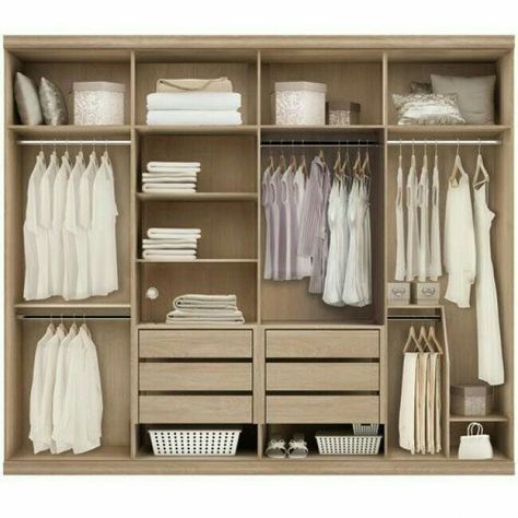 Closet System Ideas, Pinterest Bedroom, Furniture Wardrobe, Bedroom Cupboards, Walk In Closet Design, Closet Design Layout, Wardrobe Organisation, Bedroom Cupboard Designs, Wardrobe Interior Design