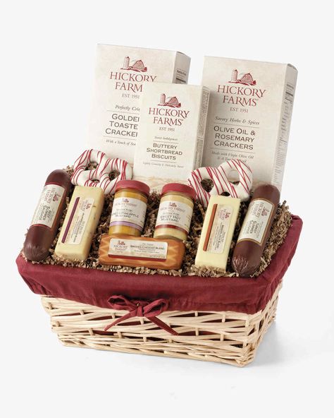 hickory farms gift basket Cheese Gift Baskets, Best Food Gifts, Hickory Farms, Gourmet Meat, Shortbread Biscuits, Homemade Food Gifts, Food Gift Baskets, Cheese Gifts, Farm Gifts