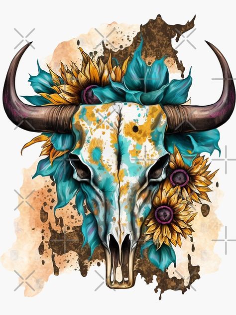 Country Pictures, Briar Patch, Vowel Renewal, Cowboy Decor, Bull Cow, Cow Face, Print Outs, Sunflower Png, Bull Skull