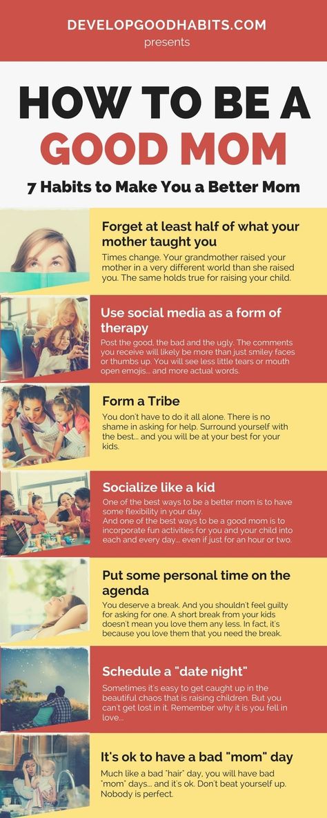 Learn how to be a good mom, a happy mom, a better mom with these good mom guide. | Learn how to be a better mom #parenting #parents #infographic #parentingtips #InternationalWomensDay #women #woman #motherhood #parenthood #parenting101 #mother #mothers #mom #selfcare #selfhelp  #habits Mom Selfcare, Be A Good Mom, Parenting Rules, Mother Care, Best Parenting Books, Good Mother, Good Mom, Better Mom, Step Mum