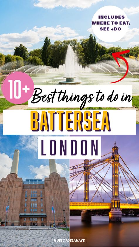 Discover the best things to do in Battersea London, a charming neighborhood located on the south bank of the River Thames. From exploring the iconic Battersea Park to visiting the historic Battersea Power Station, this guide highlights the top attractions in Battersea and experiences that make Battersea a must-visit destination in London. London Kids Activities, Battersea London, London Wonders, Battersea Park, London With Kids, Days Out In London, Battersea Power Station, London Vacation, Kids Theater