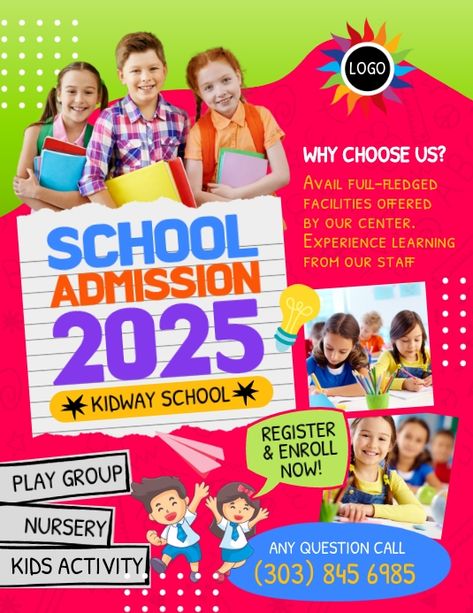 School Admission Flyer Primary School Admission Flyer, Photoshop Flyer, Model School, Flyers Design, Invert Colors, Posters Design, Promotional Flyers, Crop Photo, School Admissions