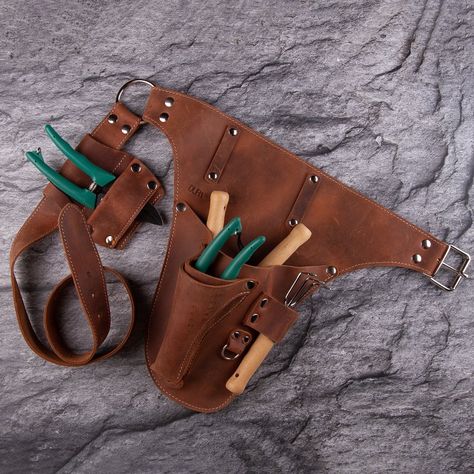 Garden Tool Belt Leather Tool Belt for women - Florist tool belt, gardeners gifts for women. Tool Holster Adjustable Tool Pouch with pockets, Gardening gifts for women, gardeners belt for men. - Walmart.com Pouch With Pockets, Carpenter Belt, Belt With Pockets, Garden Belt, Garden Tool Belt, Leather Tool Bag, Florist Tools, Leather Tool Belt, Garden Scissors