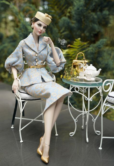 Aquatalis tempts collectors with high-end fashions, repaints, doll line | DOLLS magazine Aquatalis Doll, Dutch Fashion, Dress Barbie Doll, Barbie Collector Dolls, Barbie Dress Fashion, Doll Clothes Barbie, Beautiful Barbie Dolls, Fashion Royalty Dolls, Vintage Barbie Dolls