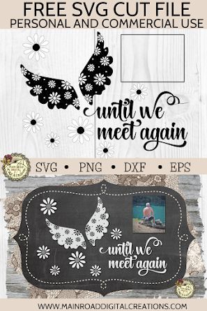 Mom Free Svg, Memorial Design, Svgs Free, Goodbyes Are Not Forever, Free Angel, Free Svgs, Cricut Projects Beginner, Meet Again, Memorial Ornaments