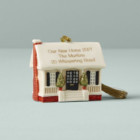 Lenox Ornaments | Lenox | www.lenox.com – Lenox Corporation Christmas Goals, Lenox Ornaments, First Home Ornament, New Home Ornament, Halloween Treats Easy, Thanksgiving Traditions, Christmas Style, Easy Diy Halloween, Our New Home