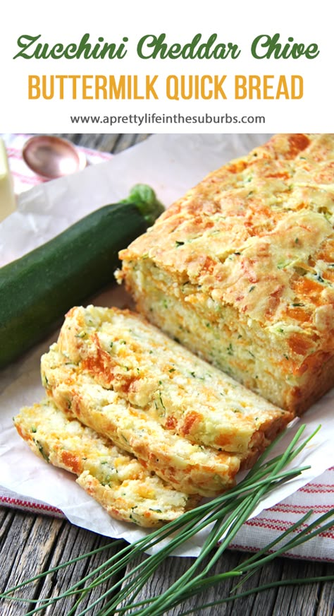 Bread Pairings, Buttermilk Quick Bread, Zucchini Cheddar, Fresh Baked Bread, Biscuit Bread, Zucchini Bread Recipes, Baked Bread, Quick Bread Recipes, Breads And Rolls