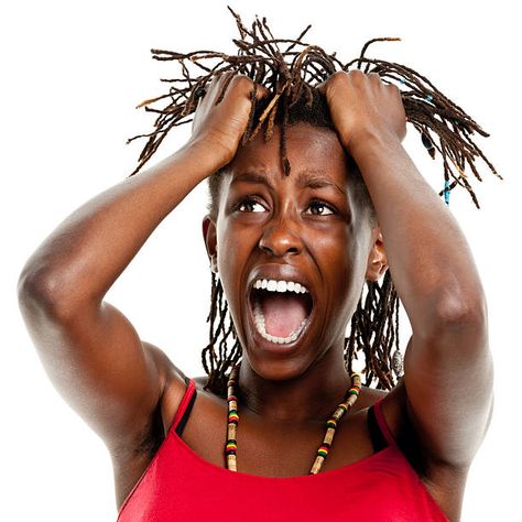 Angry Black Woman, Woman Photos, Afro Art, Anatomy Art, Scream, High Res, Getty Images, Black Women, Stock Photos