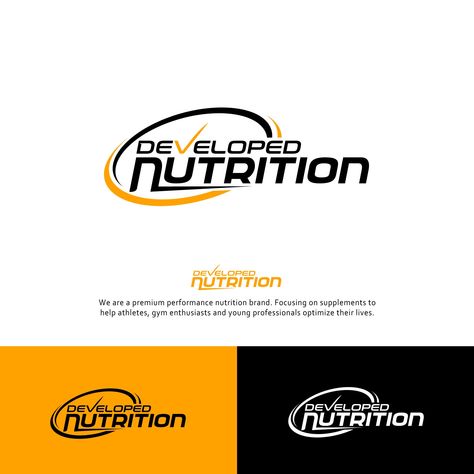 Design #307 by Grapìkal | Design a bold easy to read typography-based logo for our Performance Supplement Brand Supplement Logo Design, Supplement Logo, Gym Supplements, Nutrition Branding, Brand Logo Design, Logo Design Diy, Cosmetic Packaging Design, Logo Design Ideas, New Logo Design