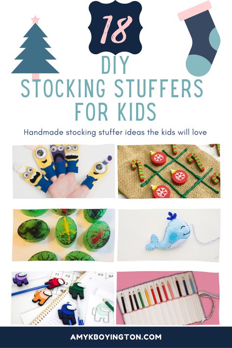 Easy Diy Stocking Stuffers, Stocking Stuffer Crafts To Sell, Stocking Stuffer Diy, Diy Christmas Stocking Stuffers, Christmas Stocking Stuffers Diy, Diy Stocking Stuffers For Kids, Things To Sew For Boys Christmas Gifts, Diy Kids Stocking Stuffers, Dollar Tree Stocking Stuffers For Kids