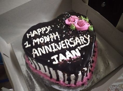 1 Month Anniversary, Happy 1 Month, 1 Month, Cake, Quick Saves