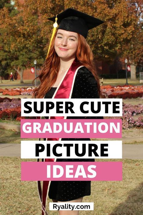 If you’re prepping for a graduation photoshoot, you’re probably looking for cute graduation pictures to try. Here are the best graduation picture ideas you have to recreate! Cute Graduation Pictures, College Graduation Pictures Outfits, Graduation Pictures Ideas, Graduation Pictures Outfits, Pictures To Recreate, Graduation Picture Ideas, College Grad Pictures, Poses To Try, High School Graduation Pictures