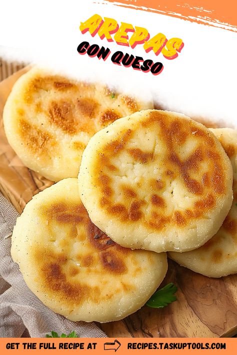 Discover the delicious world of Arepas con Queso! This traditional Latin American dish combines the rich flavors of cornmeal arepas with gooey, melted cheese for a mouthwatering experience. Perfect for breakfast, lunch, or a tasty snack, these cheesy arepas are simple to make and can be customized with your favorite toppings. Explore easy recipes, tips for perfecting your arepas, and creative variations to delight your taste buds. Elevate your culinary skills and bring a taste of Latin culture to How To Make Arepas, Cornmeal Arepas, Columbian Arepas, Cachapas Recipe, Soft Play Dough, Arepas Recipe, Latin Culture, Queso Recipe, Corn Cakes