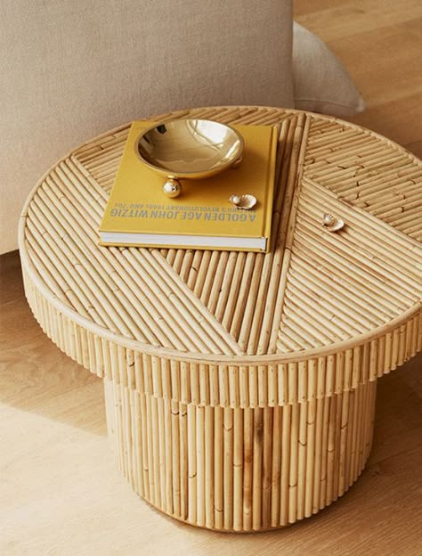 A new range from stylist and designer Sarah Ellison inspired by nostalgia for the Australian coastal lifestyle of yesteryear. Golden Furniture, Bamboo Table, Cane Furniture, Mediterranean Decor, Bamboo Furniture, Decor Guide, Retro Home Decor, Rattan Furniture, Retro Home