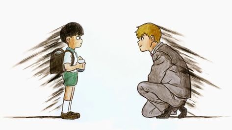 Master reigen and mob Mob Physco 100, Bioshock, Metroid, Saitama, Me Me Me Anime, Anime Love, Anime Wallpaper, Manga Anime, Anime Art