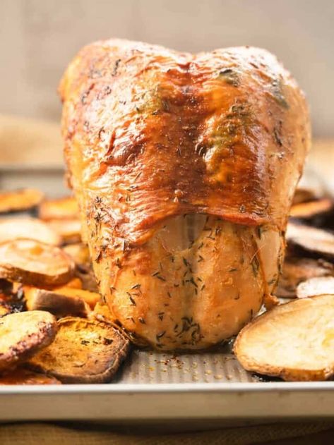 Thanksgiving Dry Brined Turkey Breast | Josie + Nina Brined Turkey Breast, Dry Brine Turkey, Brined Turkey, Dry Brine, Whole Turkey Recipes, Smoked Turkey Breast, Turkey Brine, Brine Recipe, Turkey Breast Recipe