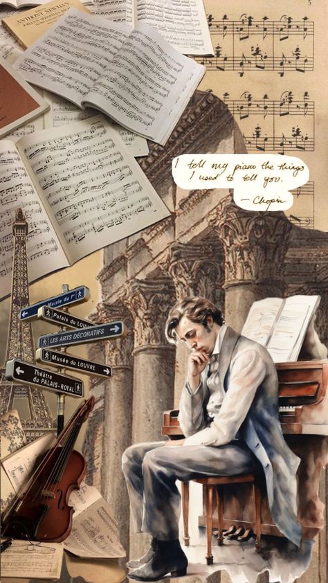 Chopin 🫶 #music #chopin #classical #classic #piano #classicalmusic #fredericchopin #romanticism #darkacademia #darkacademiaaesthetic #darkacademiacore #wallpaper #vintage Piano Quotes, Classic Piano, Vintage Academia, Frédéric Chopin, Band Director, Wallpaper Vintage, Dark Academia Aesthetic, Music Aesthetic, Music Wallpaper