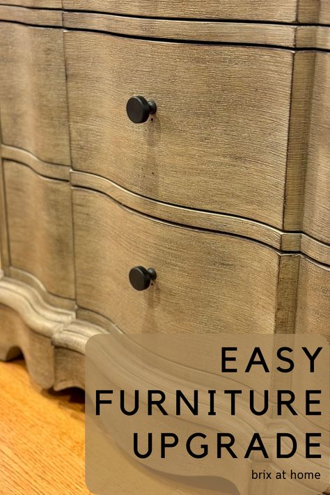 Ready to refresh your dresser with a modern twist? Explore DIY ideas to transform traditional furniture into on trend statement pieces with simple hardware updates. #FurnitureDesign #InteriorDecor Dresser Hardware Ideas, Easy Diy Furniture, Dresser Hardware, Hardware Ideas, Farmhouse Chic Decor, Door Paint Colors, Furniture Update, Diy Dresser, Sherwin Williams Paint Colors