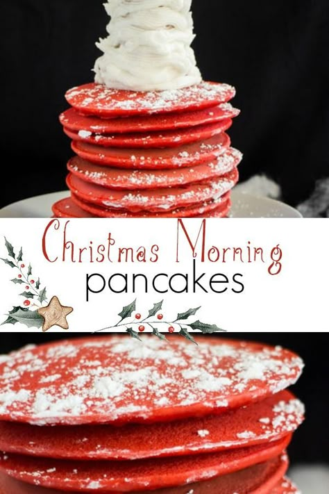 Brooklyn Christmas, Powdered Sugar Frosting, Christmas Pancakes, Gingerbread Pancakes, Breakfast Christmas, Christmas Breakfast Recipe, Sugar Frosting, Christmas Morning Breakfast, Holiday Breakfast