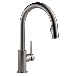 Outside Sink, Touch Kitchen Faucet, Delta Trinsic, Stainless Kitchen Faucet, Cleaning Faucets, Retractable Hose, Kitchen Faucet With Sprayer, Black Kitchen Faucets, Bar Faucets