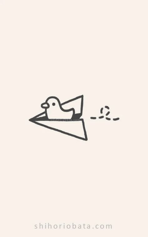 25 Easy & Cute Bird Drawing Ideas Dinosaur Doodles Easy, Cute Minimalistic Drawings, Duck Doodles Cute, Dark Small Drawings, Cute Easy Duck Drawing, Duck Doodle Drawing, Cute Bird Drawing Easy, Cute Drawing Ideas Easy Simple Animals, Cool Duck Drawing