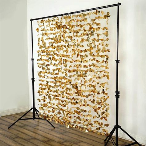 BalsaCircle 6 ft x 6 ft Flower Garland Backdrop Curtain - Wedding Party Photobooth Ceremony Event Photo Decorations - Walmart.com - Walmart.com Flower Garland Backdrop, Backdrop Dimensions, Foil Flowers, Photowall Ideas, Coin Photo, Photo Booth Background, Garland Backdrops, Flower Curtain, Doorway Curtain