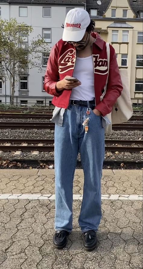 Pride March Outfits Men, Doc Martens Adrian Loafers, Vintage Outfits Men 90s, Loafer Outfit Men, Men Loafers Outfit, Streetwear Pose, Samba Fits, Loafers Outfit Ideas, Men High Fashion