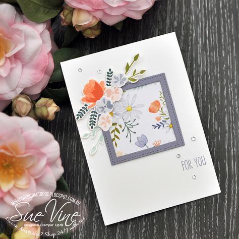 Sue Vine | MissPinksCraftSpot | Stampin' Up!® Australia Order Online 24/7 | Jar of Love | Delightful Daisy| #jaroflove #delightfuldaisy #handmadecard #rubberstamp #stampinup #misspinkscraftspot #suevine Rachel Tessman, Jar Of Love, Pink Crafts, Daisy Cards, Adelaide South Australia, Spring Cards, Beautiful Handmade Cards, Su Cards, Project Manager