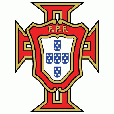 Portugal Primary Logo (1954) - Red shield on a cross Portugal Football Team, Portugal Fc, Portugal Team, Portugal National Football Team, Cr7 Portugal, Portugal Soccer, Benfica Wallpaper, Ronaldo Portugal, World Cup Kits