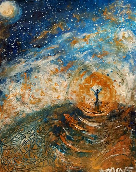 The dream Before you were born you were a dream and shall return to the dream. Acrylics 8x11 paper Dreams Painting Art, Art Based On Dreams, Dreams Artwork, Dream Artwork, Art Base, Dream Art, The Dream, A Dream, Art Work