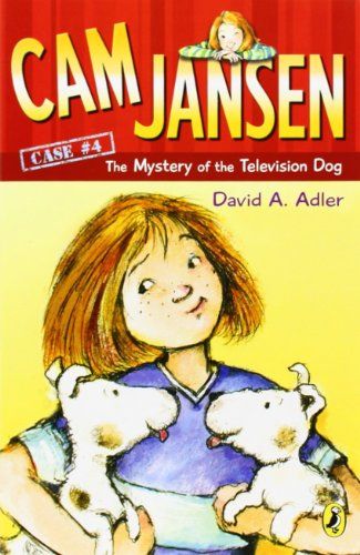 Cam Jansen & The Mystery of the Television Dog by David A. Adler, AR 3.4 Cam Jansen, Photographic Memory, Green School, Fiction And Nonfiction, Mystery Book, Waiting In Line, Chapter Books, Book Signing, Book Authors