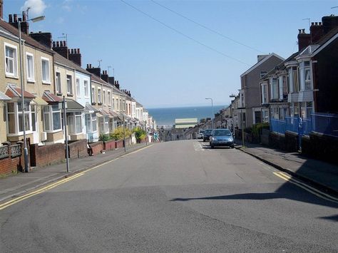 Image: A street in Brynmill, Swansea, UK. Swansea Wales, Coastal Cities, Swansea, Coastal Towns, Rattles, South Wales, Natural Disasters, Geology, 100 Years