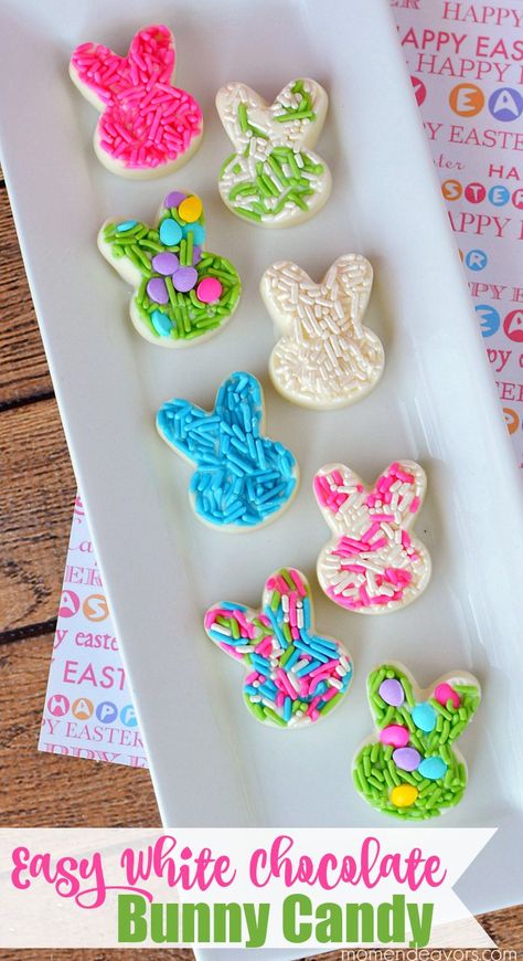 Easter Candy Recipes, Chocolate San Valentin, Easter Cookie Recipes, Easter Party Food, Easter Snacks, Easter Sweets, Easter Desserts Recipes, Chocolate Easter Bunny, Easter Baking