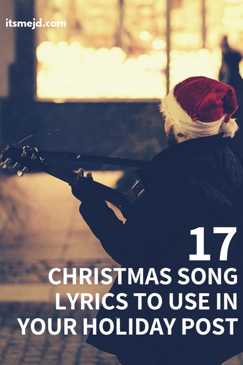 17 Christmas Song Captions To Use In Your Next Holiday Post #christmas #christmasquotes #christmassong #christmassonglyrics #christmascarol Funny Christmas Songs Lyrics, Christmas Fun Quotes, Christmas Songs Quotes, Christmas Song Lyrics Quotes, Christmas Song Lyrics, Christmas Lyrics Quotes, Christmas Music Quotes, Christmas Songs, Clever Christmas Cards