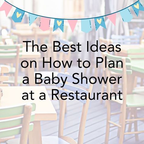 How to Plan a Baby Shower at a Restaurant is your go-to source covering important questions to ask the restaurant so you're not surprised by costs, considerations for seating arrangements, games at a restaurant, gift opening, and more. By Beth Dunlap, author of "The Ultimate Baby Shower Game Guide" and "Shower Me with Baby Shower At Restaurant Ideas, Baby Shower Restaurant Ideas, Baby Shower Seating Ideas, Restaurant Baby Shower Ideas, Restaurant Baby Shower, Baby Shower At Restaurant, Small Baby Shower Ideas, Baby Shower Lunch, Baby Shower Luncheon